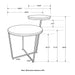 2 Tier Accent Table - Brown Furniture Max