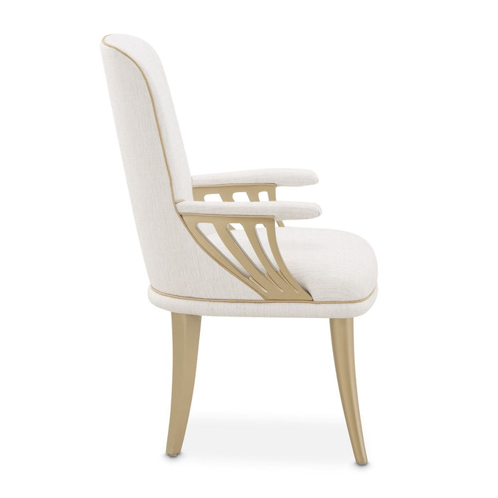 La Terrazza - Dining Arm Chair (Set of 2) - Creamy Pearl