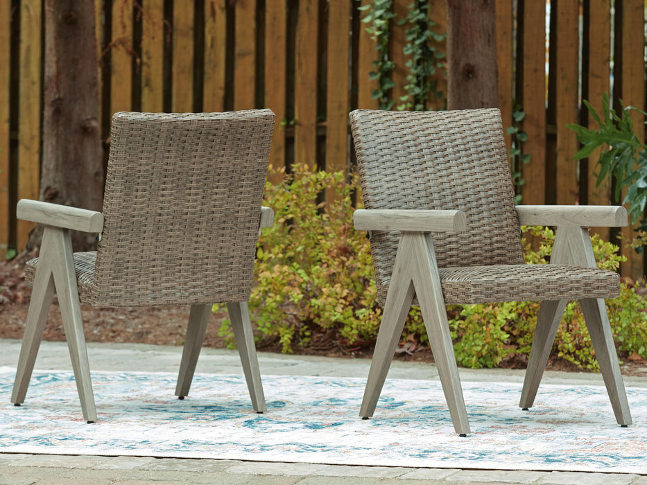 Cliff Trails - Arm Chair (Set of 2) - Beige Signature Design by Ashley®