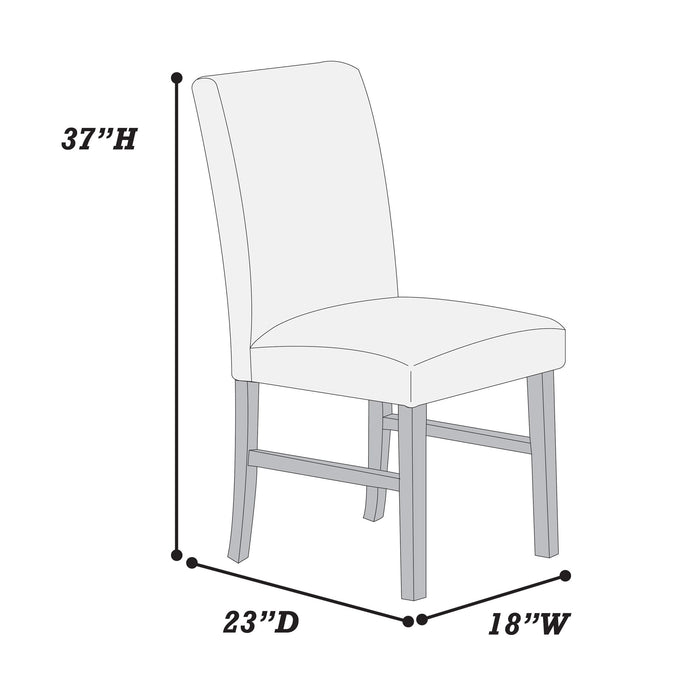 Upholstered Dining Chairs For Kitchen (Set of 2) Home Essentials