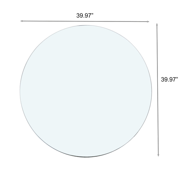 Round Tempered Glass Table Top