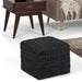 Fredrik - Handcrafted Square Pouf Simpli-Home