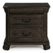 Bellamy - Drawer Nightstand - Peppercorn Magnussen Furniture