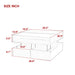 Lift Top Coffee Table With 2 Drawers, Hidden Space And LED Lights For Living Room Hearth and Haven