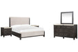Plum Creek - Upholstered Panel Bedroom Set Magnussen Furniture