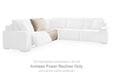 Carceri - Armless Power Recliner - Cashmere Benchcraft®