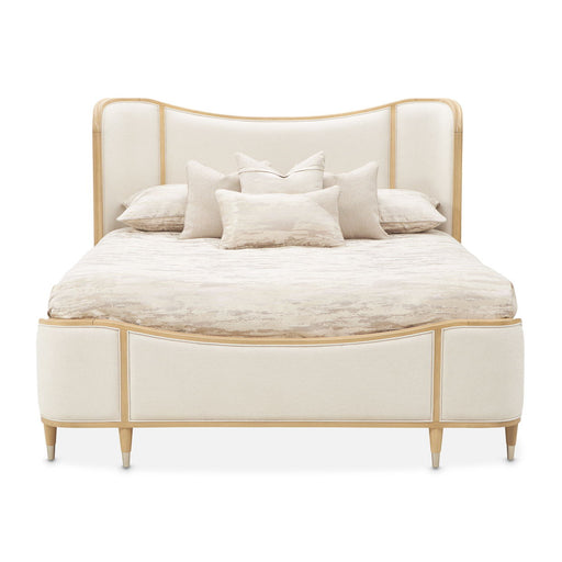 Camellia Field - Upholstered Panel Bed Michael Amini