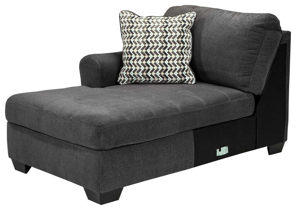 Ambee - LAF Corner Chaise - Slate Benchcraft®