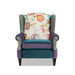 Anya - Boho Chic Wingback Accent Arm Chair Jennifer Taylor Home