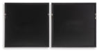 Dirkgrove - Wall Art Set (Set of 2) - Black / White / Brown Signature Design by Ashley®