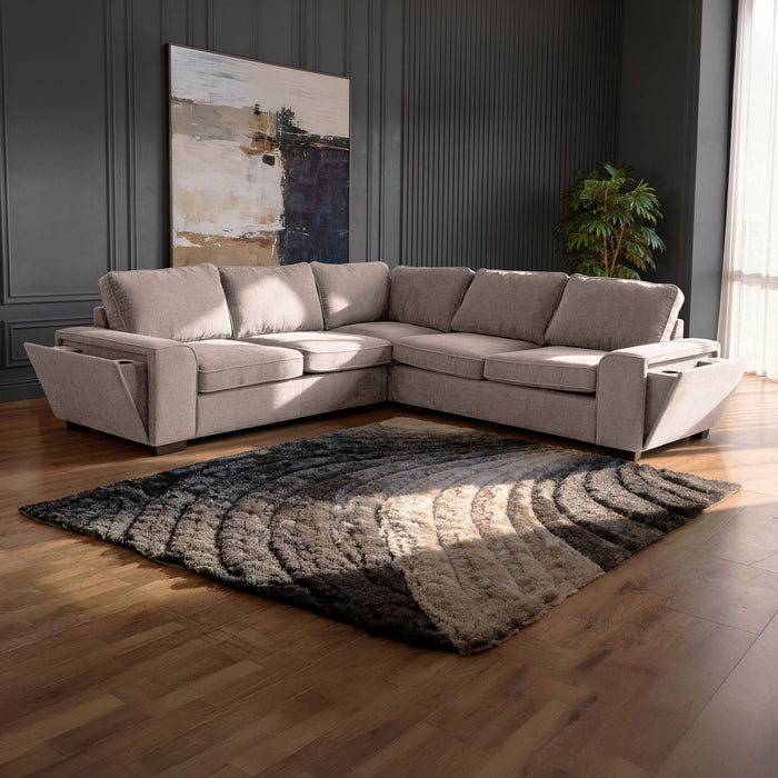 Dayne - 3 Piece Sleeper Sectional - Gray New Classic
