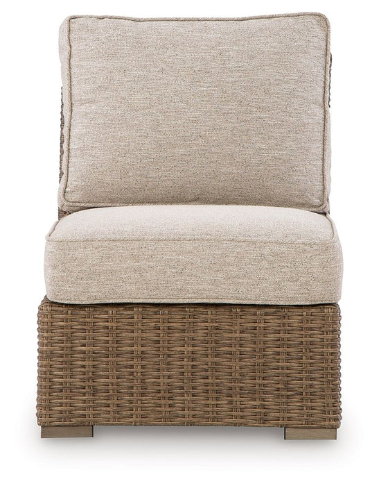 Laguna Heights - Armless Chair With Cushion - Beige