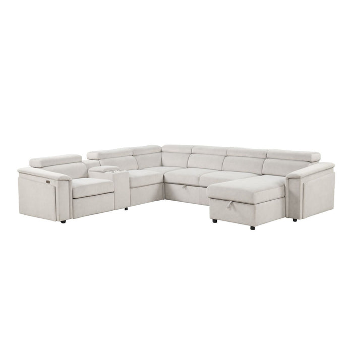 Harvey - Power Recliner Sleeper Sectional Matrix Furniture Group