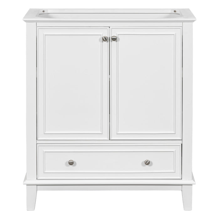 Modern Bathroom Vanity Base Only With Doors And Drawer Hearth and Haven