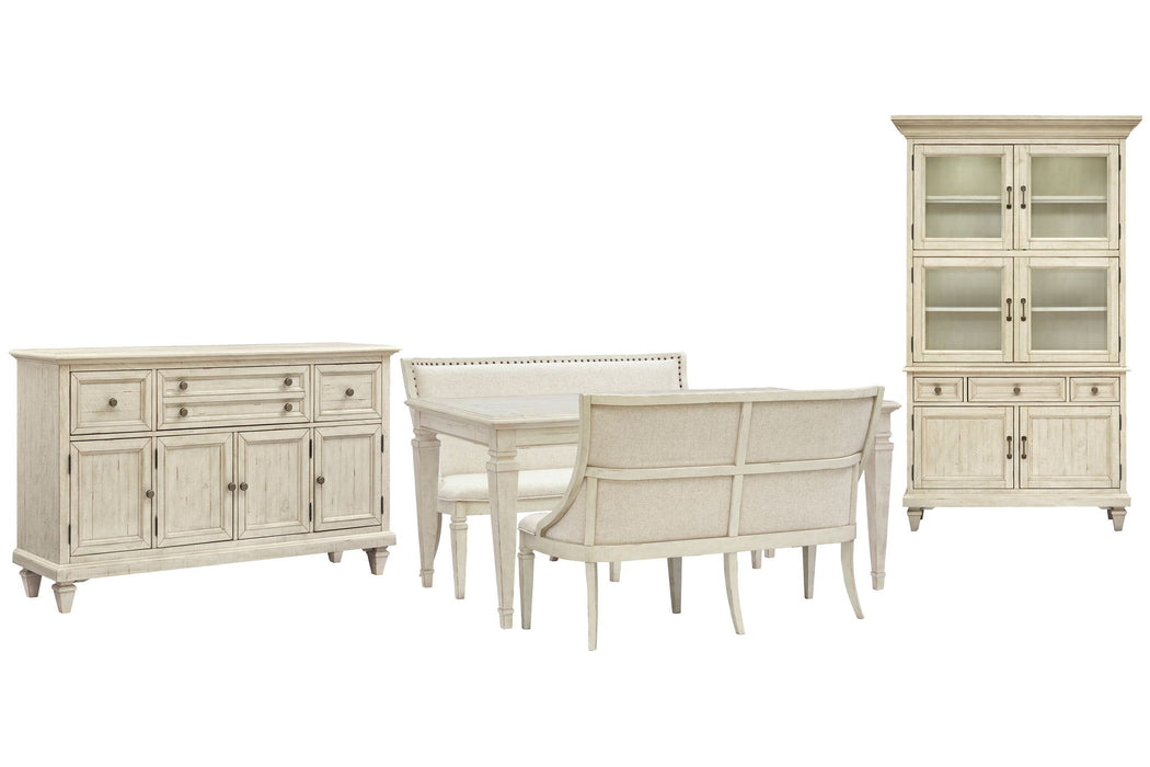 Newport - 5 Piece Extendable Rectangular Dining Table Set Magnussen Furniture