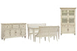 Newport - 5 Piece Extendable Rectangular Dining Table Set Magnussen Furniture