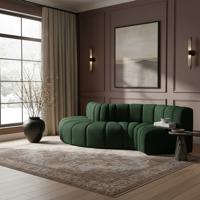 Arc - Boucle Fabric 5 Piece Modular Sofa Meridian Furniture