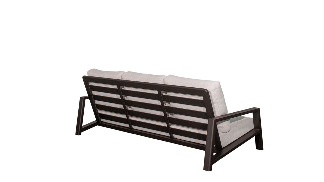 Verona - Seating Sofa - Dark Espresso / Gray / Off White Home Essentials