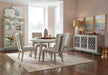 Lenox - Round Dining Table - Warm Silver Magnussen Furniture