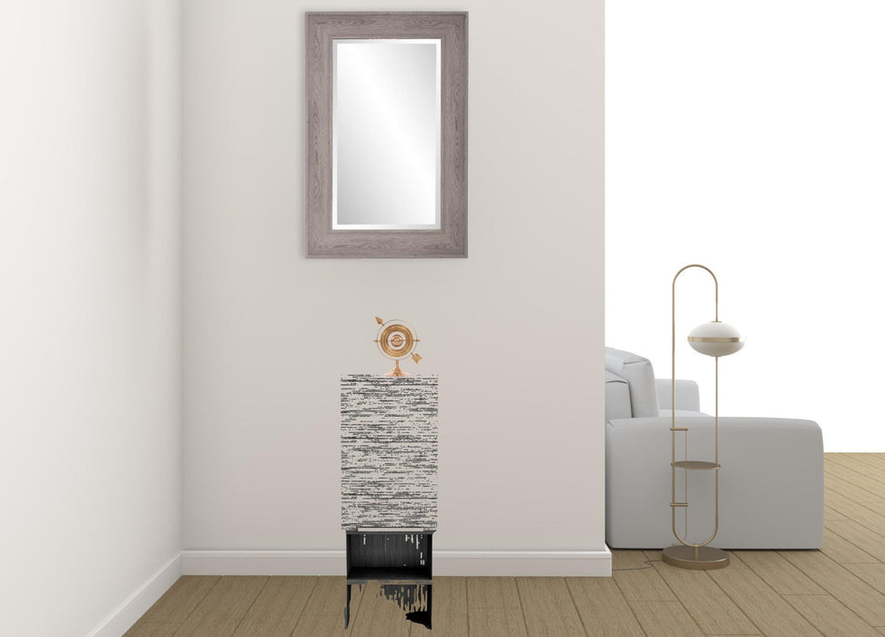 Accent Cabinet With Three Shelves - Smoky Gray Oak