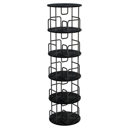 Rotating Bookshelf Tower 5 Tier Spinning 360 Degree Revolving Storage Shelf Home Essentials