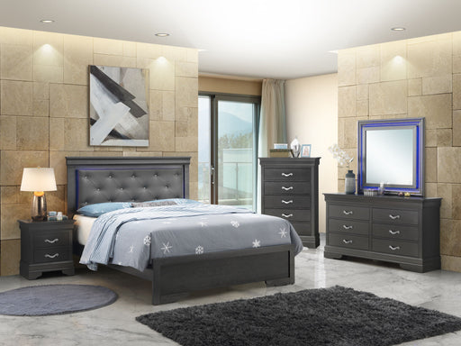LED Elegant Bed Glory Furniture