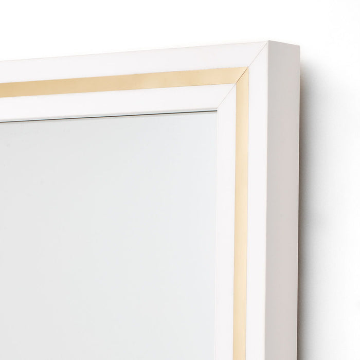 Palm Gate - Wall Mirror - Cloud White