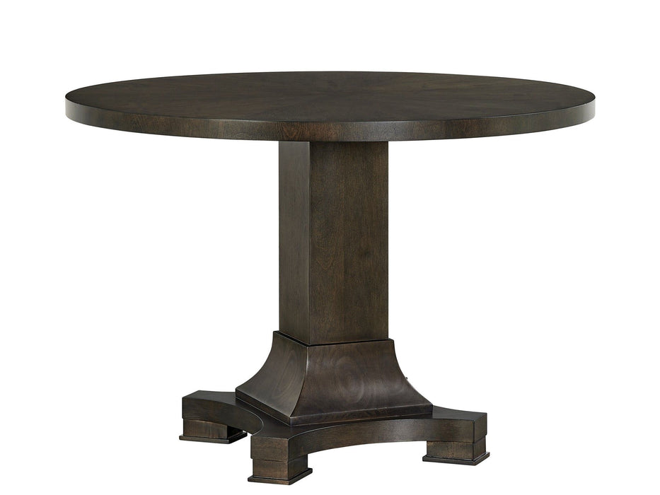 Fenwick - Pedestal Table - Dark Brown Universal Furniture