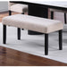 Contemporary Dining Bench Soft Upholstered Home Essentials
