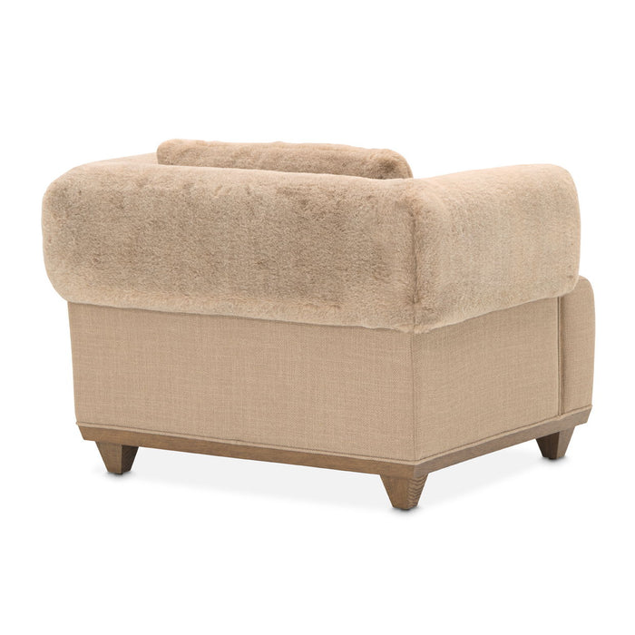 Portrait - Accent Chair - Toffee / Sienna Brown Michael Amini