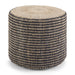 Larissa - Handcrafted Round Braided Pouf Simpli-Home