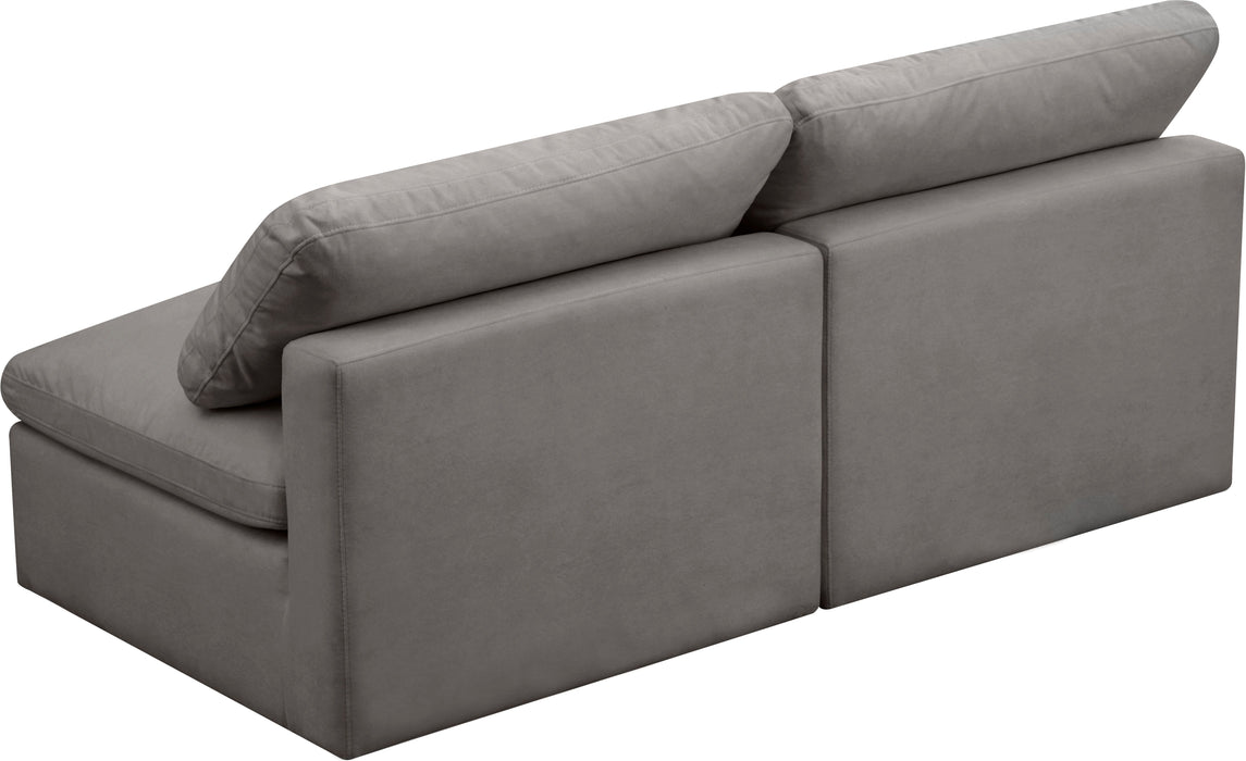 Plush - Modular Armless 2 Seat Sofa