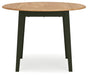 Gesthaven - Round Dining Room Drop Leaf Table Set Signature Design by Ashley®