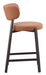 Prairie - Counter Stool (Set of 2) - Brown Zuo Modern