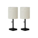 Lighting, Table Lamp, USB Port Included, Nickel, Contemporary (Set of 2) 8th Street
