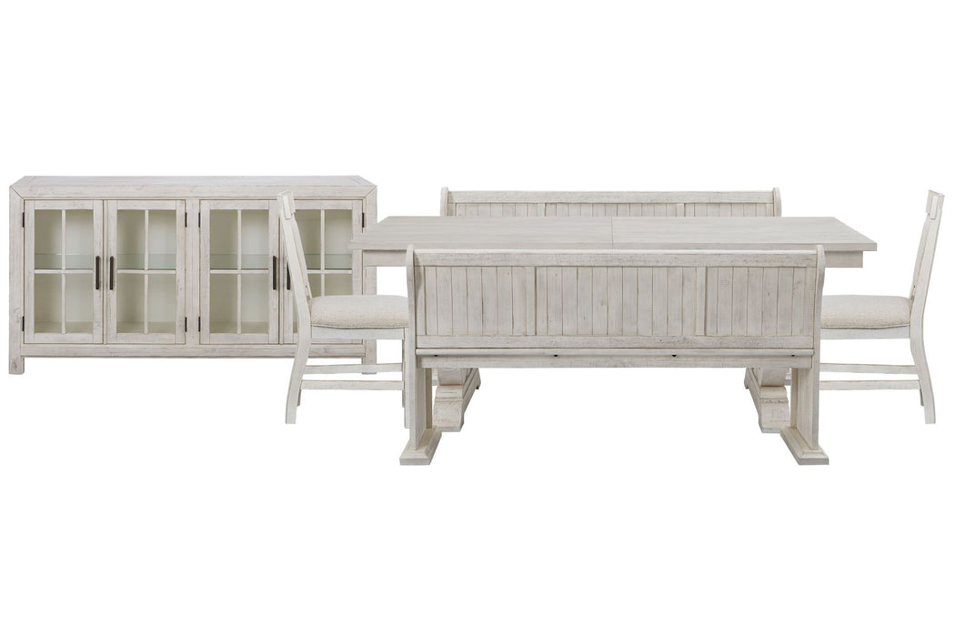 Bronwyn - Extendable Rectangular Dining Table Set Magnussen Furniture