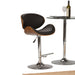 Marana - Multifunctional Handcrafted Bentwood Adjustable Swivel Bar Stool Simpli-Home