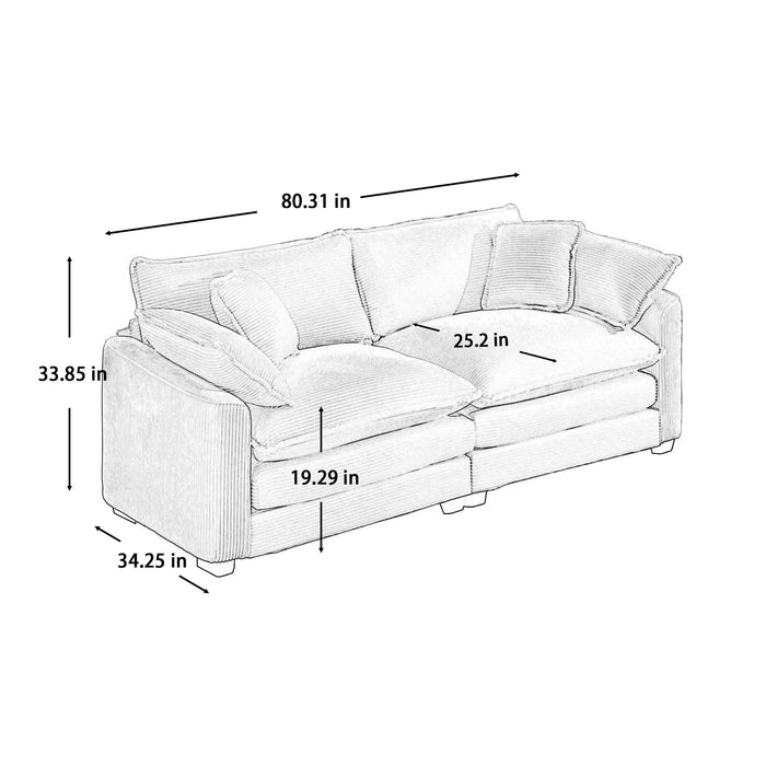 Elegant Oversized Sectional Sofa Set With Deep Seats And Flexible Layout Home Essentials