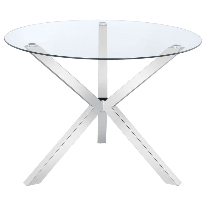 Isolde - Dining Table - Chrome Furniture Max