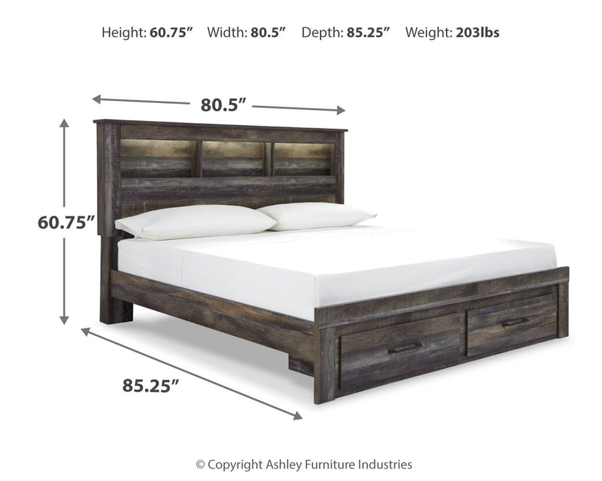 Drystan - Panel Bookcase Bed Signature Design by Ashley®