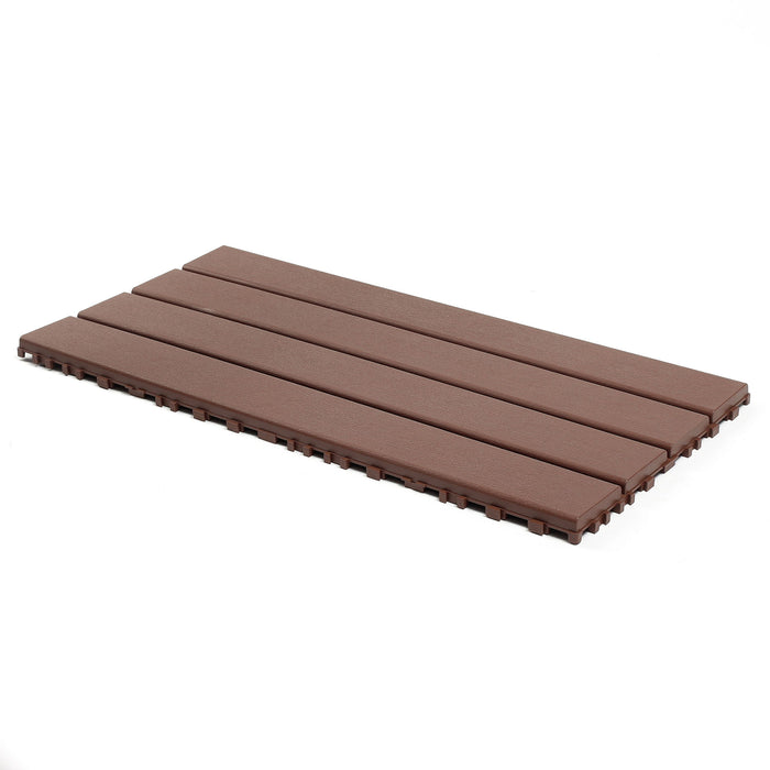 22 Piece Interlocking Outdoor Deck Tiles Daily Nest