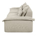 Jesse - Oversized Sofa With 6 Pillows - Beige Linen ACME
