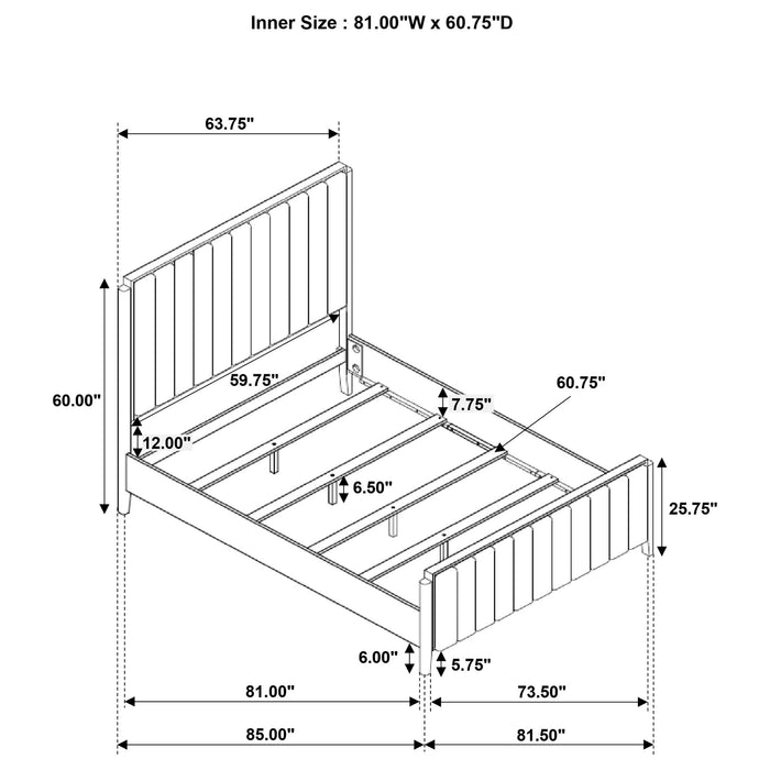 Ennis - Bedroom Set With Tufted Headboard Furniture Max