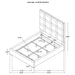 Frances - Panel Bed Furniture Max