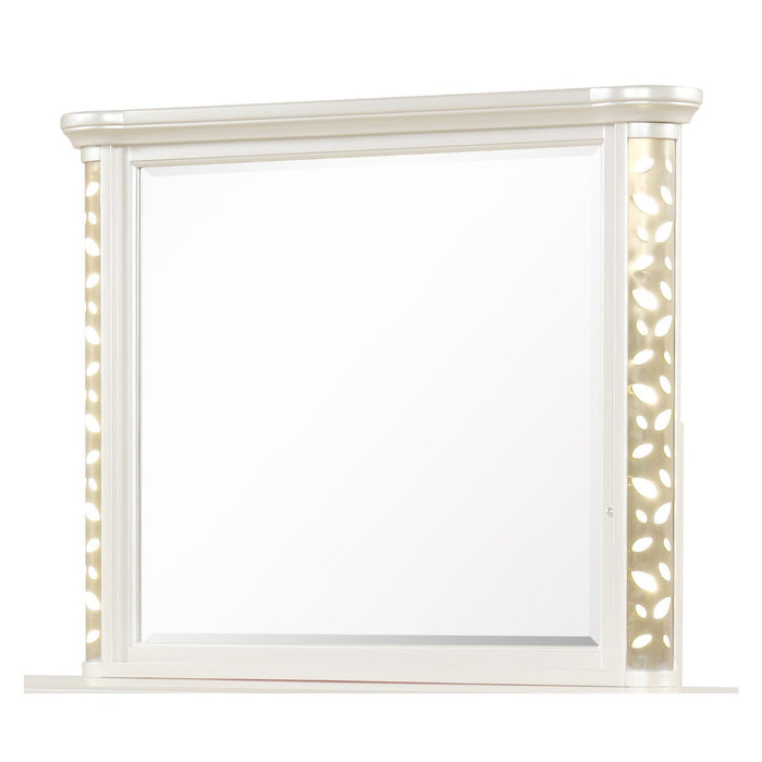 Cinderella - Bedroom Mirror With LED Frame Lighting (Dresser Not Included) - Beige Matrix Furniture Group