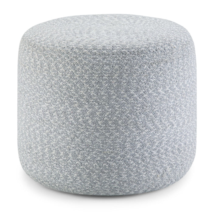 Bayley - Versatile Round Braided Pouf Simpli-Home