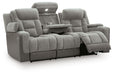 Mixed Motion - Power Reclining Sofa With Adjustable Headrest Signature Design by Ashley®