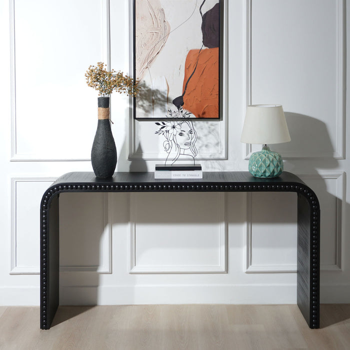 Waterfall Console Table Home Essentials