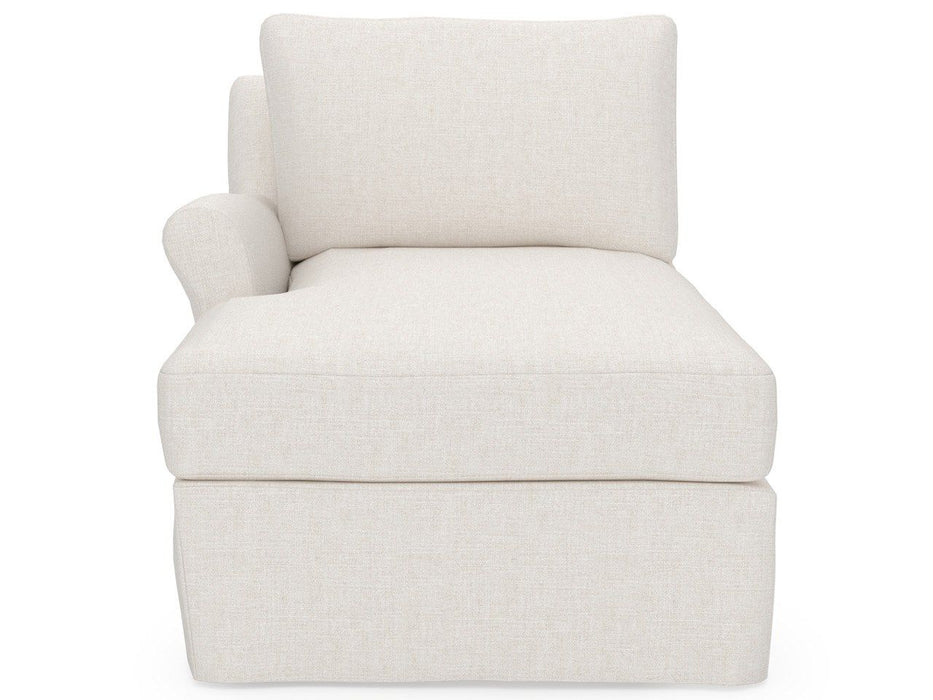 Clermont - Slipcover Chaise LAF, Special Order - White