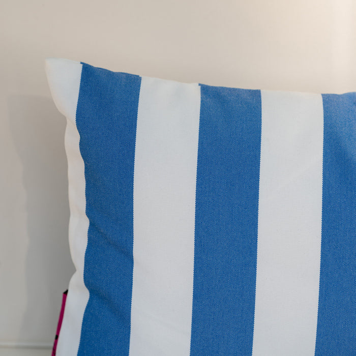 Coronado Stripe Rectangular Pillow - Blue